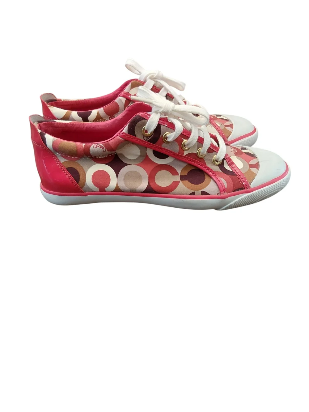 Coach Multi Colored Logo-Print Low Top Sneakers